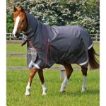 Couverture d'ext�rieur imperm�able pour cheval avec couvre - cou premier equine buster 150 g