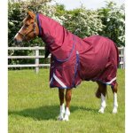 Couverture d'ext�rieur imperm�able pour cheval avec couvre - cou premier equine buster 40g