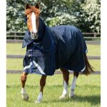 Couverture d'ext�rieur imperm�able pour cheval avec couvre - cou premier equine buster 40g