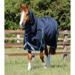 Couverture d'ext�rieur imperm�able pour cheval avec couvre - cou premier equine buster storm 100 g