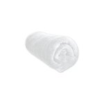 Couverture microfibre polaire 180x220 cm blanc par soleil d'ocre