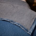 Couverture myosotis / ciel 180x240 cm