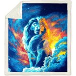 Couverture polaire sk - ybb, couverture pour enfants, dessin anime, roi lion, couverture en microfibre ...
