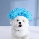 Couvre - tête avec frange pour chien et chat, fournitures pour animaux de compagnie, cheveux tressés, ... Couvre - tête avec frange pour chien et chat, fournitures pour animaux de compagnie, cheveux tressés, ...