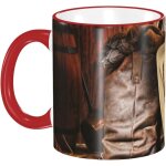Cowboy chapeau noir bottes occidentales tasses a cafe pour hommes femmes tasse en ceramique tasse a the ...