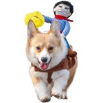 Cowboy rider costume de chien pour chiens v�tements style chevalier avec poup�e et chapeau pour halloween ...