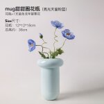 Cratif coren soigneusement slectionn vase en cramique salon arrangement de fleurs dcoration de ...