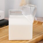 Cr�me a lait en forme de demi - pinte, 250 - 300ml, nouveaut�, joli verre en carton, tasse a caf� en ...