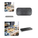 Crpire inox pour mini crpes + pancakes anti - adhsif 8 crpes 1500w blanche