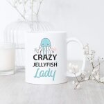 Crazy jellyfish lady mug tasse a caf mignonne en forme de mduse pour halloween, mariage, fte des pres, ...