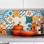 Cr�dence adh�sive abstrait 400 x 60 cm