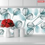 Cr�dence adh�sive eucalyptus 200 x 40 cm