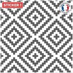 Cr�dence adh�sive scandinave 200 x 50 cm gris fonc�