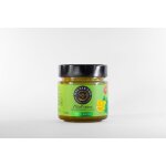 Cr�me de miel au citron et menthe lyophilis�e. pot de 300g.