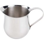 Crmier en forme de cloche en acier inoxydable de 5 oz, 150 ml. pichet a crme de service en forme de ...