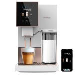 Cremmaet compactccino connected white rose machine  caf super - automatique cecotec