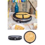 Cr�pi�re electrique 38cm xxl 1350w antiadh�sif voyants fond antid�rapant haute qualit�