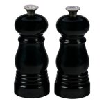 2 moulins sel et poivre bois noir 11 cm 2 moulins sel et poivre bois noir 11 cm