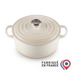 Le creuset cocotte en fonte maille 24 cm meringue