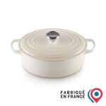 Le creuset cocotte en fonte �maill�e 29 cm meringue