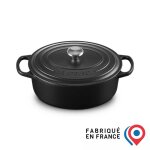 Le creuset cocotte en fonte émaillée 33 cm noir mat Le creuset cocotte en fonte émaillée 33 cm noir mat