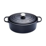 Le creuset - cocotte ovale 40cm 14, 8l noire - multicolore