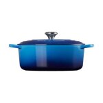 Le creuset - cocotte ovale - fonte émaillée - azur - 29 cm - bleu Le creuset - cocotte ovale - fonte émaillée - azur - 29 cm - bleu
