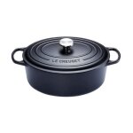 Le creuset - cocotte ovale fonte émaillée noire 35 cm - noir Le creuset - cocotte ovale fonte émaillée noire 35 cm - noir