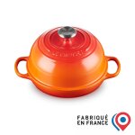Le creuset cocotte  pain en fonte emaille 24 cm orange