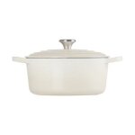 Le creuset - cocotte ronde - Ãâ˜26cm - fonte émaillée - meringue - beige Le creuset - cocotte ronde - Ãâ˜26cm - fonte émaillée - meringue - beige