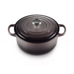 Le creuset cocotte ronde evolution en fonte emaille 26 cm flint