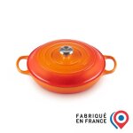 Le creuset faitout en fonte émaillée 30 cm volcanique Le creuset faitout en fonte émaillée 30 cm volcanique