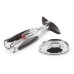Le creuset gs - 200 tire - bouchon automatique noir et transparent