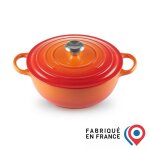 Le creuset marmite orange 26 cm