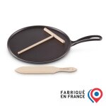 Le creuset petite crpire en fonte maille 27 cm noir mat