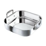 Le creuset - plat  rtir inox 26 x 26 cm - gris