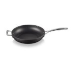 Le creuset - sauteuse avec poigne les forges aluminium forg Ø28 cm - noir