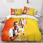 Cristiano ronaldo - al nassr parure de lit en coton fabriqu��e football star simple personne pi��ces ...