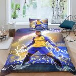 Cristiano ronaldo - football goat parure de lit en coton fabriqu��e al nassr simple personne pi��ces ...