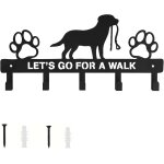 Crochets pour cl�s, 5 crochets en m�tal pour laisse de chien, crochets muraux en fer pour porte d'entr�e, ...