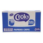 Croky chips paprika v�g�tarien vegan sans gluten sans lactose snack croustillant saveur paprika 12x100g ...
