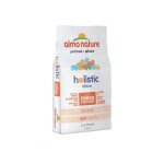 Croquettes almo nature holistic pour chaton au poulet et riz sachet de 400 g