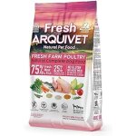 Croquettes pour chien arquivet fresh farm poultry - 75% viande et poisson frais - 2. 5 kg