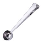 Cuillre a caf en acier inoxydable 2 en 1, outil de cuisine, balance de cuisson, cuillre d'assaisonnement, ...