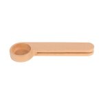 Cuillre a caf en bois 2 en 1, sachet a expresso avec clip pour fermeture
