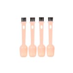 Cuillre a caf avec brosse 2 en 1, outils de nettoyage pour machine a expresso en poudre, 4 pices, ...