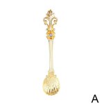 Cuillre a caf rtro style royal, cuillre a caf sculpte pour glace, pour dessert, gadgets de cuisine, ...