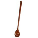 Cuillère a long manche en bois naturel, café thé cuillères a remuer dessert couverts a soupe au miel ... Cuillère a long manche en bois naturel, café thé cuillères a remuer dessert couverts a soupe au miel ...