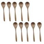 Cuill�re a miel en bambou ecologique, vaisselle de m�nage, cuill�re a condiments de cuisine cuill�re ...