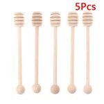 Cuillère a miel en bois, 5 / 10 pièces, barre de mélange en bois pour les pots a miel, bâton de mélange ... Cuillère a miel en bois, 5 / 10 pièces, barre de mélange en bois pour les pots a miel, bâton de mélange ...